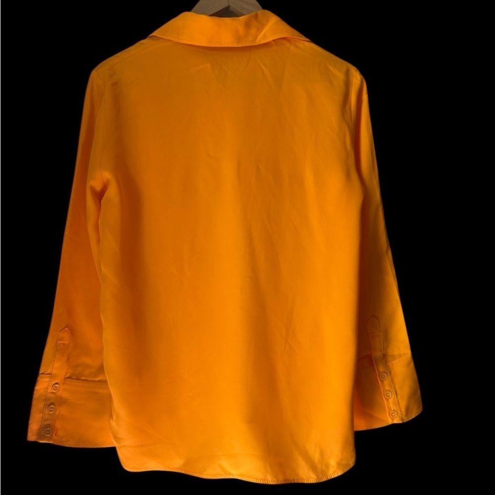 Zara Bright Orange Blouse - Picture 2 of 3